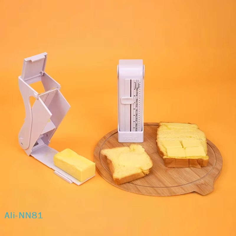 【N】Adjustable Butter Cheese Dispenser with Stainless Steel Blade for Making Breads Butter Cutting Baking Tools Cheese Splitter