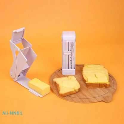 【N】Adjustable Butter Cheese Dispenser with Stainless Steel Blade for Making Breads Butter Cutting Baking Tools Cheese Splitter