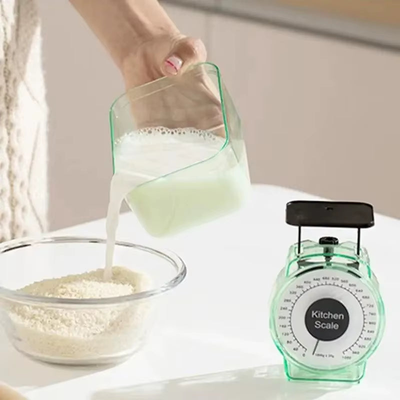 Restaurant Cooking Spring Scale Food Vegetables Scale Weighing Dial 1Kg Mechanical Home Kitchen Scales Kitchen Weight Scales