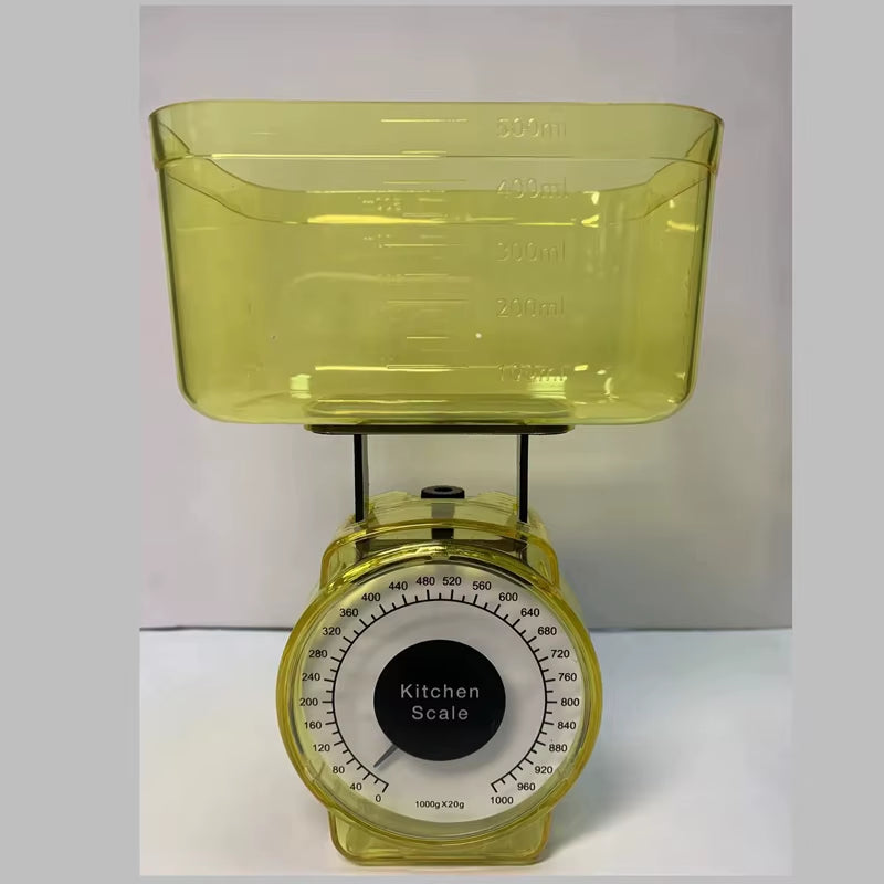 Restaurant Cooking Spring Scale Food Vegetables Scale Weighing Dial 1Kg Mechanical Home Kitchen Scales Kitchen Weight Scales