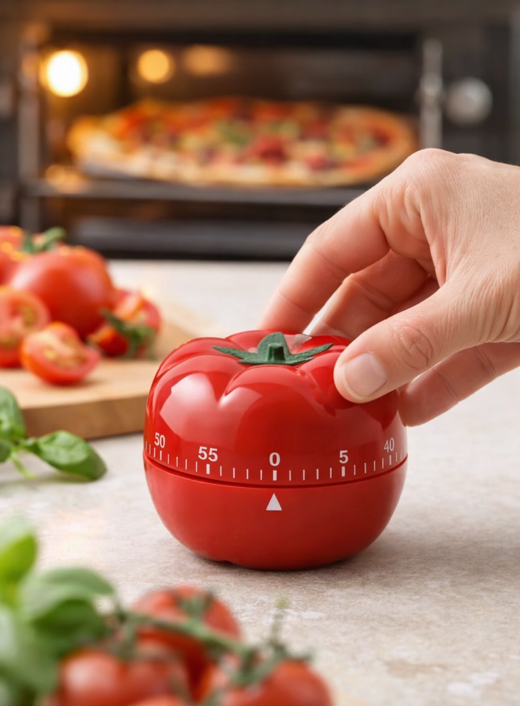 Tick Tock! ⏰ Master your cooking with our Tomato Timer – the perfect Pomodoro countdown tool for every kitchen! 🍅👩‍🍳 #CookingHacks #KitchenEssentials