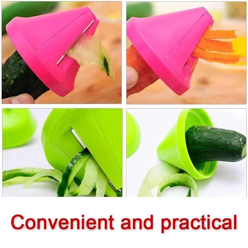 Kitchen Rotating Shredderspiral Peeler Manual Vegetable Slicer Fruit Potato Radish Grater Kitchen Gadgets Kitchen Accessories
