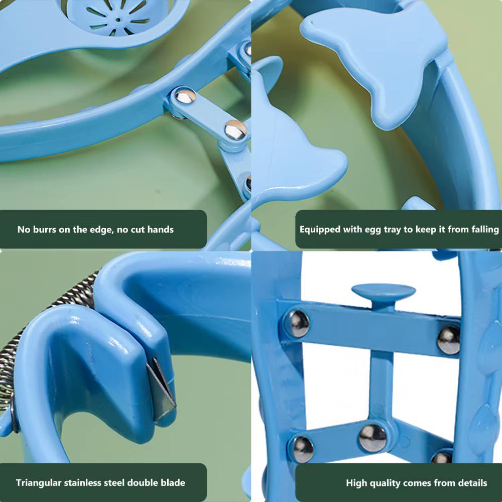 Egg Opener Manual Stainless Steel Multifunction with to Bake Egg Yolk White Cracker Kitchen Home Gadgets Tool Novel Accessories