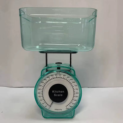 Restaurant Cooking Spring Scale Food Vegetables Scale Weighing Dial 1Kg Mechanical Home Kitchen Scales Kitchen Weight Scales